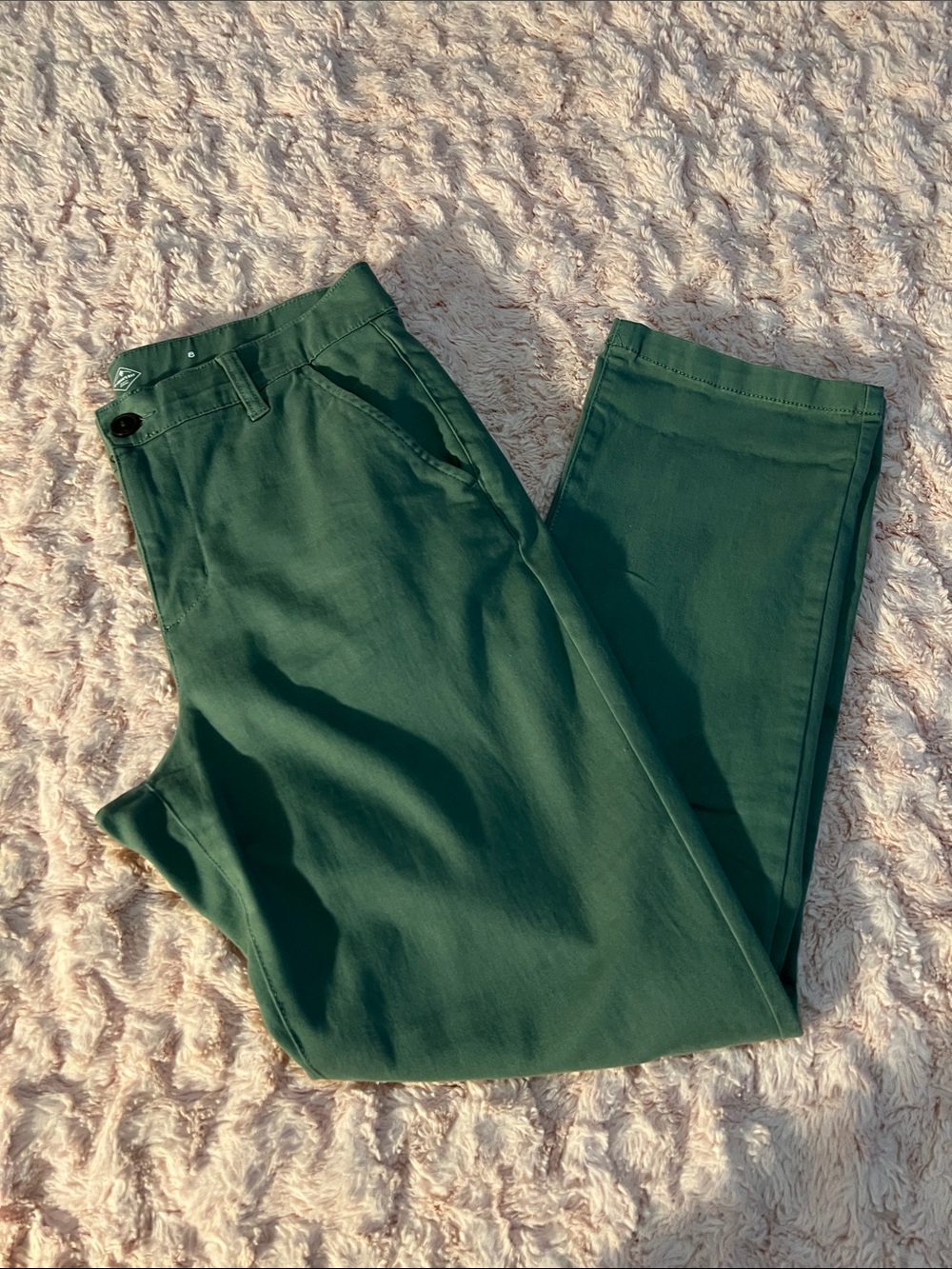 St. John's Bay Olive Straight-Leg Pants